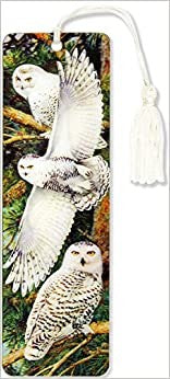 Snowy Owl 3D Bookmark