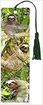 Sloths 3D Bookmark