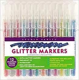 Studio Series Glitter Marker Set (12 piece set)