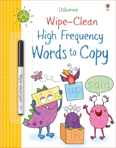 Wipe-Clean High-Frequency Words to Copy