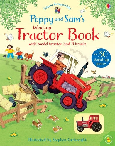 Farmyard Tales Poppy and Sam's Wind-Up Tractor Book