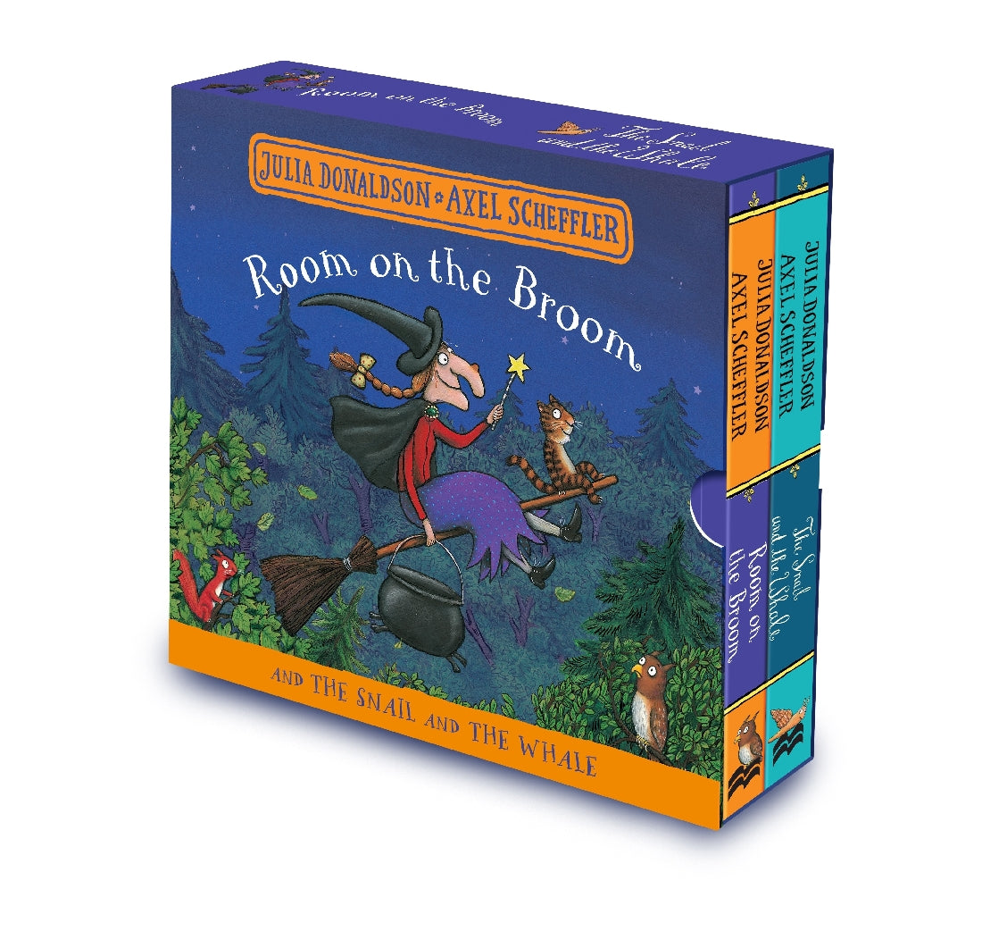 Room on the Broom and The Snail and the Whale Board Book Gift Slipcase