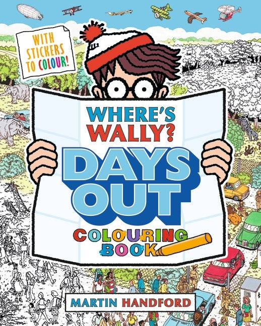 Where's Wally? Days Out: Colouring Book