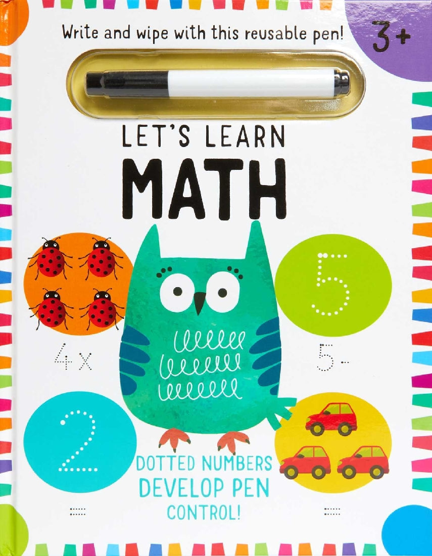 Let's Learn: First Math Skills: (Early Math Skills, Number Writing Workbook, Addition and Subtraction, Kids' Counting Books, Pen Control, W