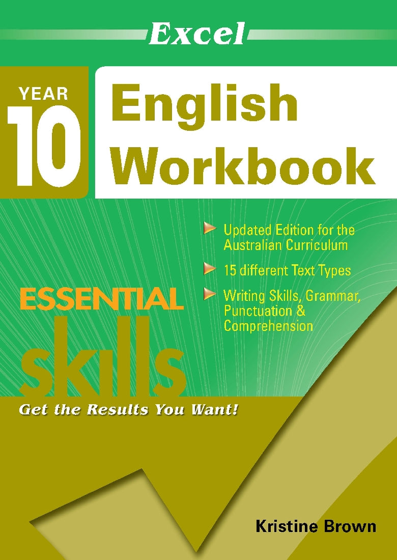 Excel Essential Skills: English Workbook Year 10
