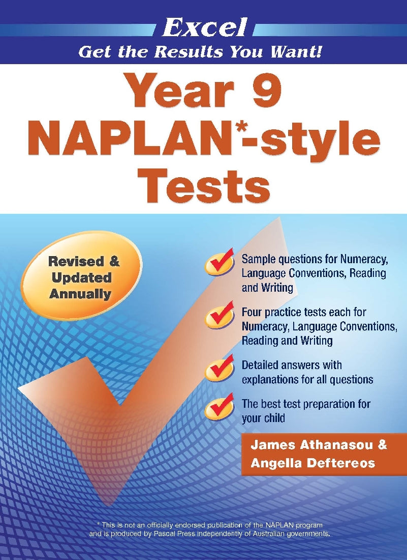 Excel NAPLAN*-style Tests Year 9