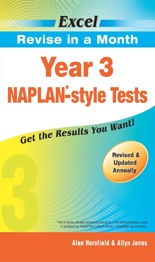 Excel Revise in a Month NAPLAN*-style Tests Year 3