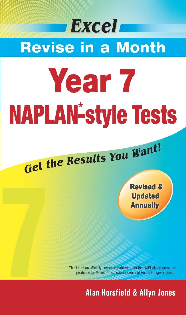 Excel Revise in a Month NAPLAN*-style Tests Year 7