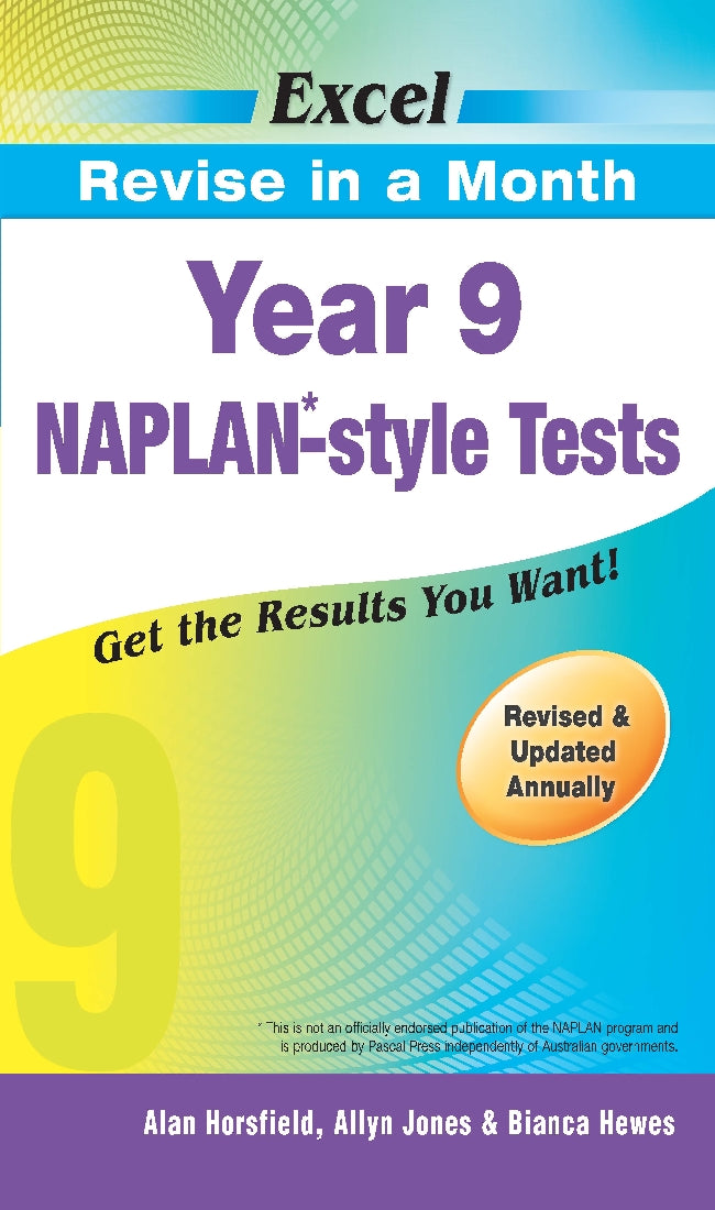 Excel Revise in a Month NAPLAN*-style Tests Year 9