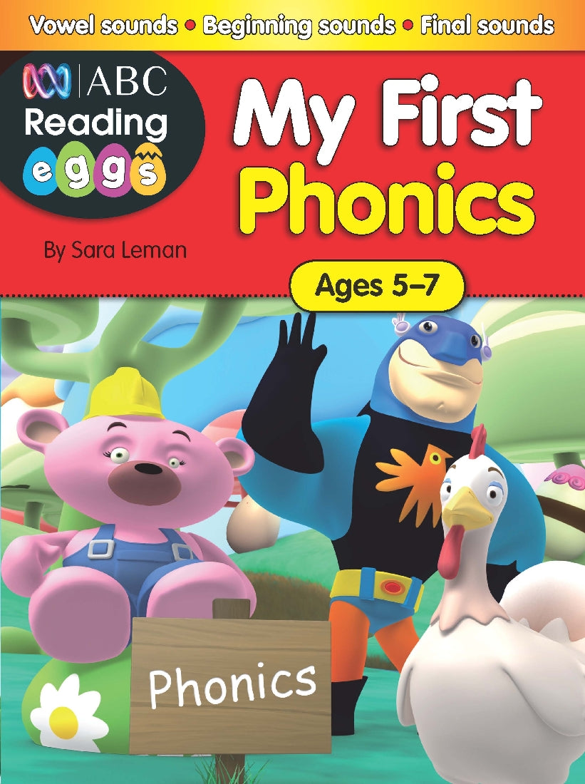 ABC Reading Eggs My First Phonics Workbook Ages 5-7
