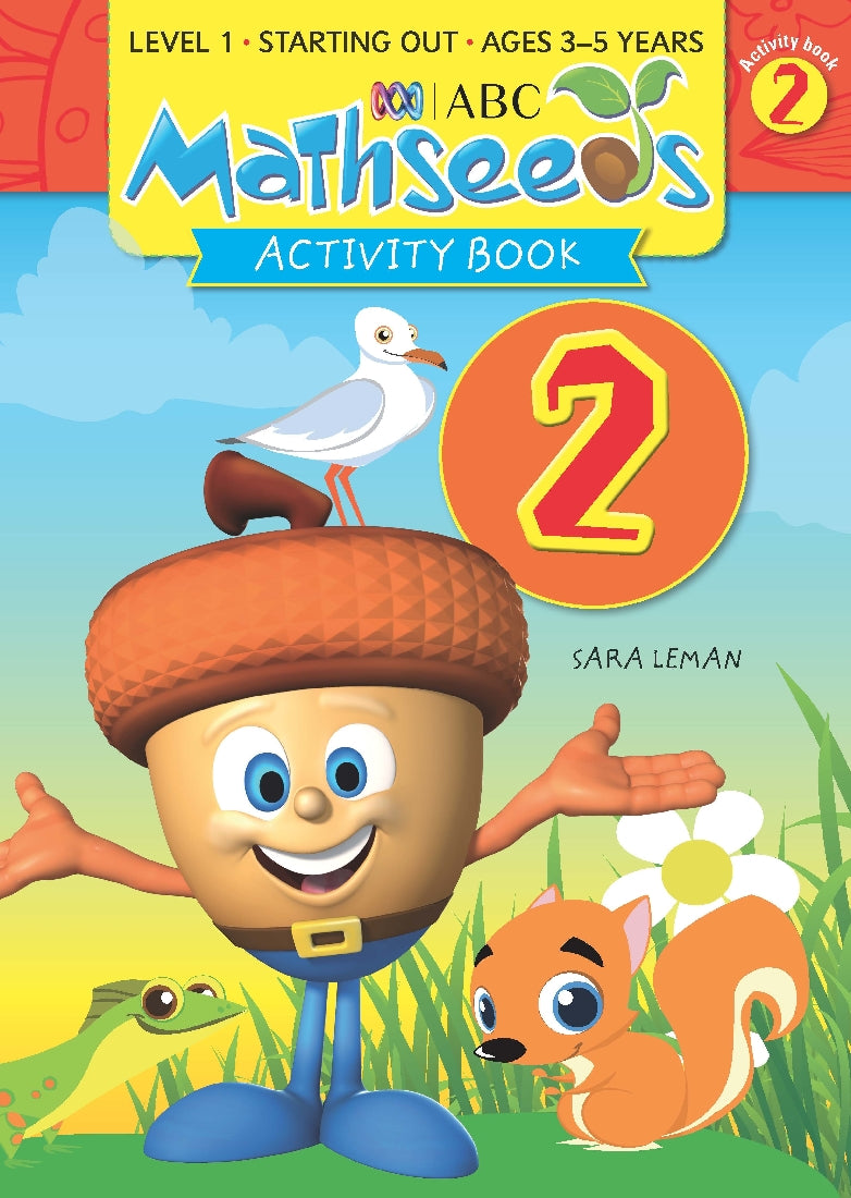 ABC Mathseeds Activity Book 2 Level 1 Ages 3-5