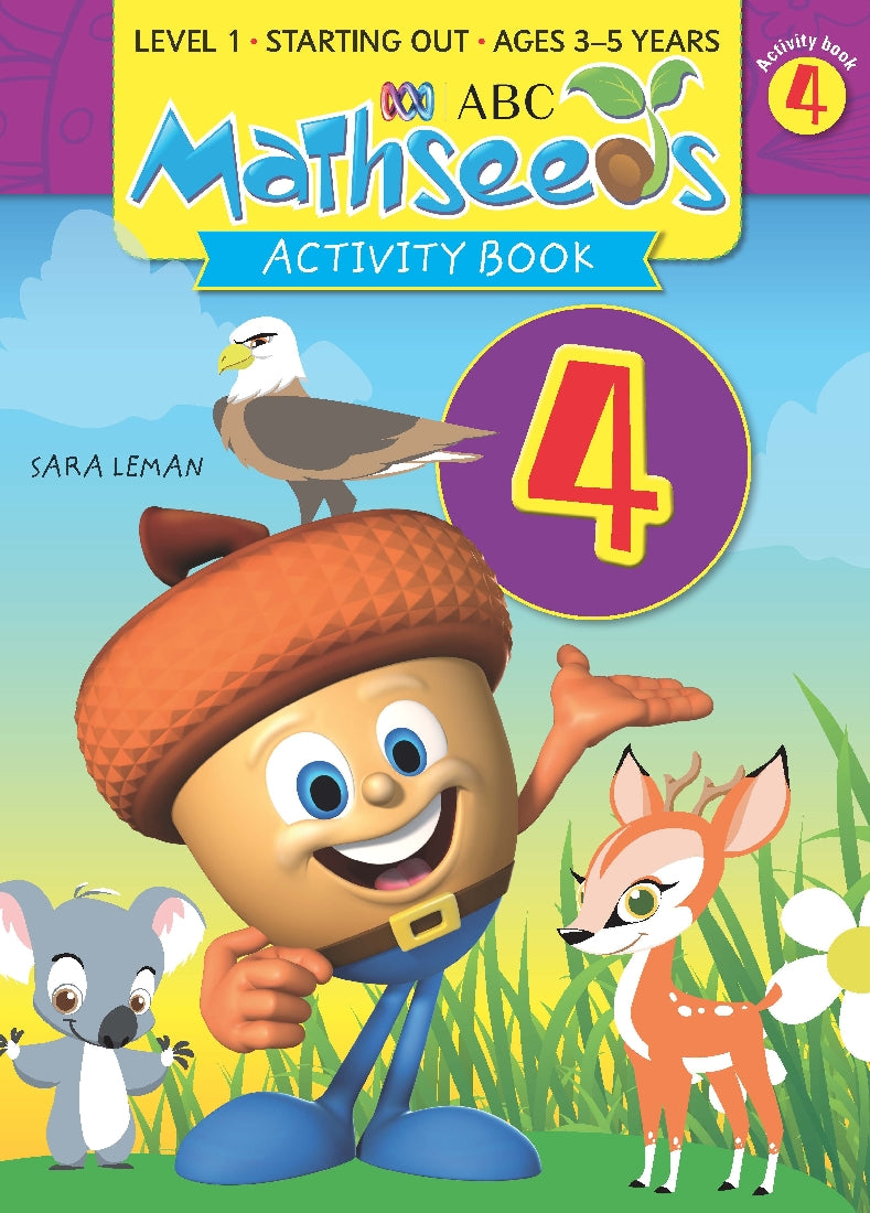 ABC Mathseeds Activity Book 4 Level 1 Ages 3-5