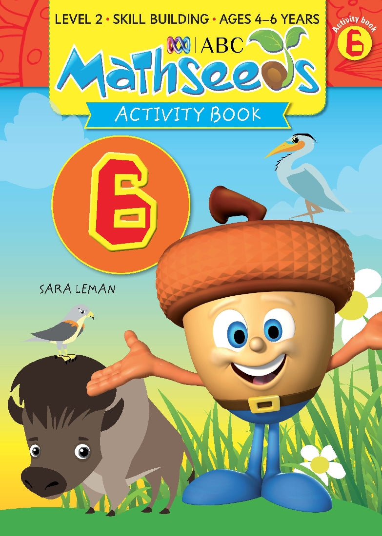 ABC Mathseeds Activity Book 6 Level 2 Ages 4-6