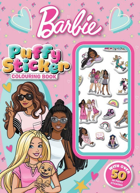 Barbie: Puffy Sticker Colouring Book (Mattel)