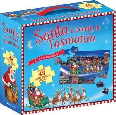 Santa is Coming to Tasmania Book & Floor Puzzle