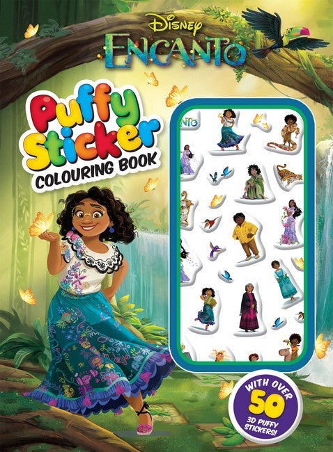 Encanto: Puffy Sticker Colouring Book (Disney)