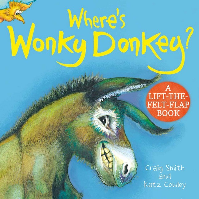 Where's Wonky Donkey?  A lift the felt flap book