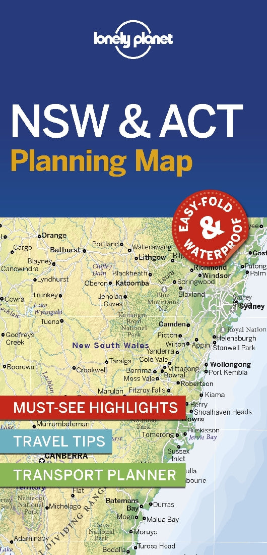 Lonely Planet New South Wales & ACT Planning Map