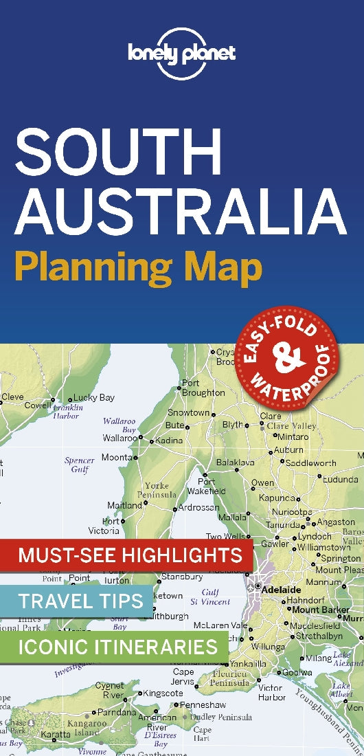 Lonely Planet South Australia Planning Map