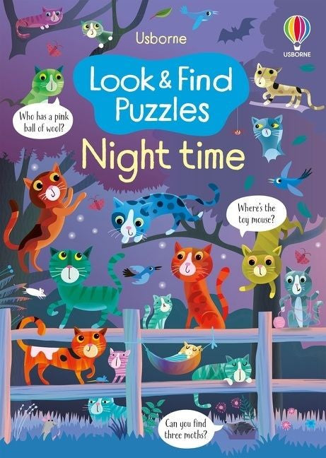 Look and Find Puzzles: Night Time