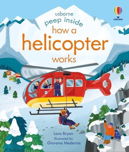 Usborne: Peep Inside How a Helicopter Works