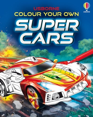 Colour Your Own Supercars