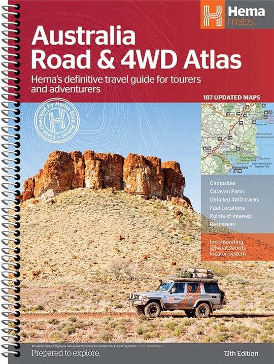 Australia Road & 4WD (Spiral Bound)